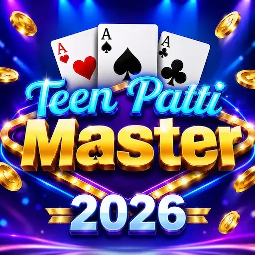 Teen Patti Master 2026 logo artwork with three aces