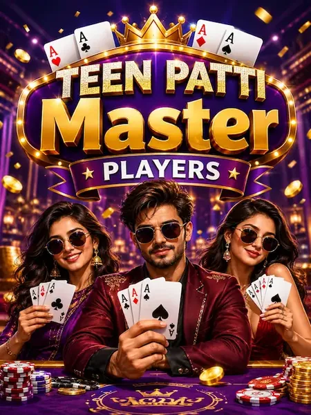 Teen Patti Master players at a card table